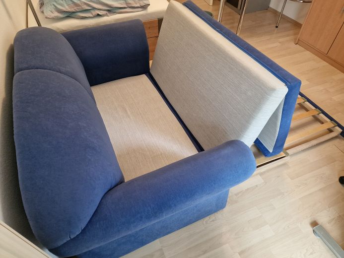 Möblierte 1 Zimmer Wohnung mit PKW-Stellplatz! Nur für Studenten/innen oder Angestellte der Uni HD! – Schlafsofa