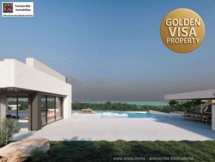 Exquisite moderne Villen in Agios Onoufrios, Kreta – Luxuriöses Wohnen mit Meer- und Sonnenuntergangsblick – Foto 1