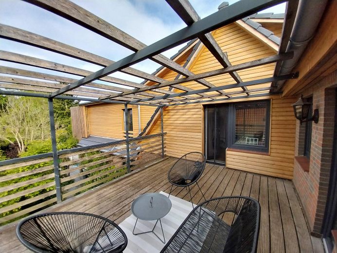Dachterrasse Eingang zu Praxis
