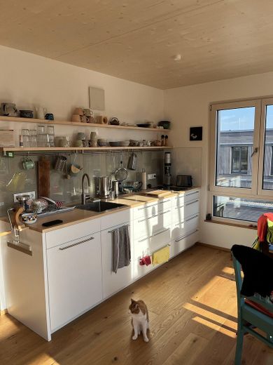 3-Zimmer-Eigentumswohnung in neuem Holzhaus: WohnGut-Erlangen – baugleiche Musterwohnung 