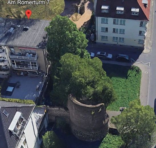 CITYLAGE! 2 ZIMMER WOHNUNG + MODERNISIERUNG + RUHIGE LAGE + IDEAL FÜR INVESTOREN + SELBSTNUTZER – Luftbild Am Römerturm 7
