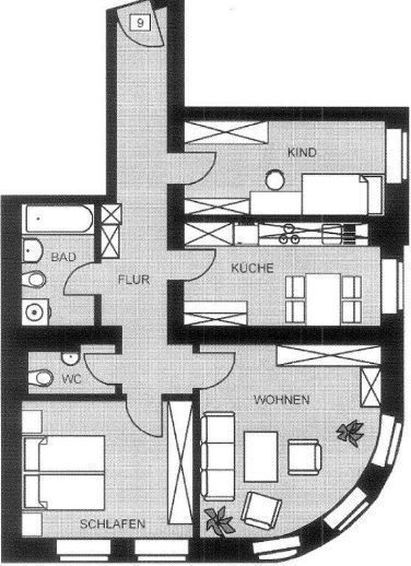 Großzügige 3-Zimmer mit Laminat, Aufzug und Wannenbad in Uninähe! – bernhard18