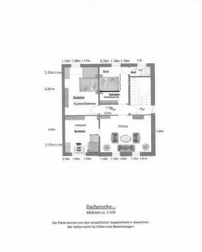 Elegante casa bifamiliare ristrutturata con terreno edificabile urbanizzato a Diemelsee-Adorf – Grundriss OG