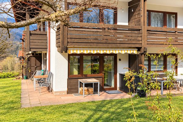 Grazioso appartamento sul Geigelstein con terrazza esposta a sud e giardino