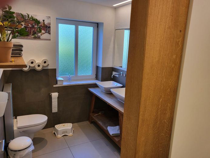 Gartenwohnung 400m zum Chiemsee - seltene Gelegenheit – Duschbad