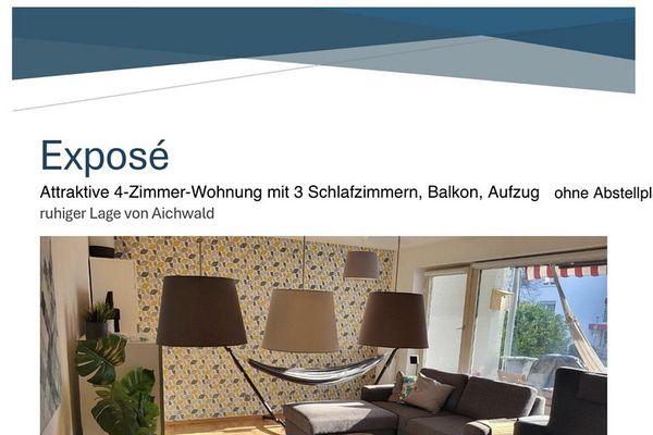4 Zimmer Wohnung Aichwald