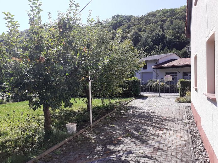 Einfahrt mit Gartenteil