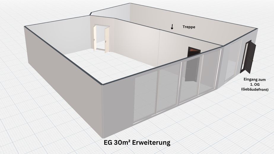 30m² EG Erweiterung / Zugang