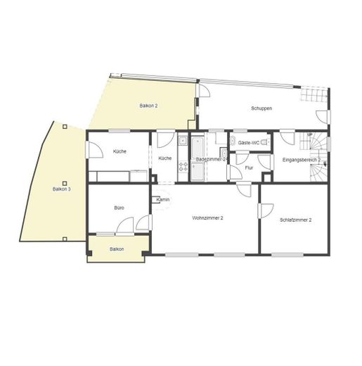 Schöne 3-Zimmer-Wohnung inkl. Balkon, Terrasse und Garage in Neufra – Foto 1