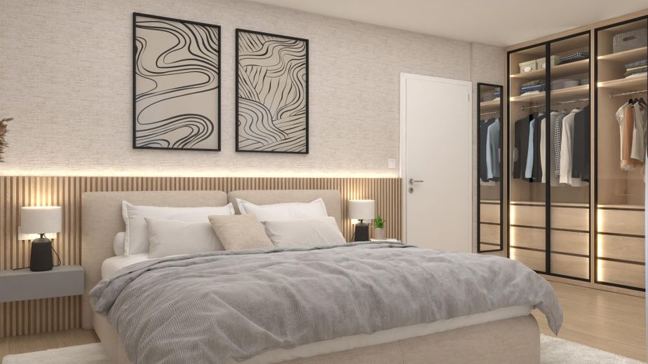 Modernes KfW-40-QNG-Massivhaus mit Garten – Top-Lage in Saulheim, PV & Wärmepumpe inklusive – Schlafzimmer 1. Obergeschoss