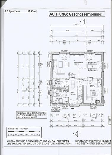Grundriß Erdgeschoß