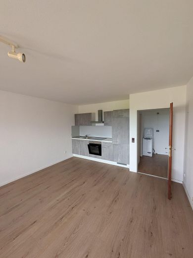 Rendimento del 6% - Appartamento di proprietà con 1 camera, ristrutturato e libero da persone, con posto auto - Senza commissioni! – Wohnzimmer