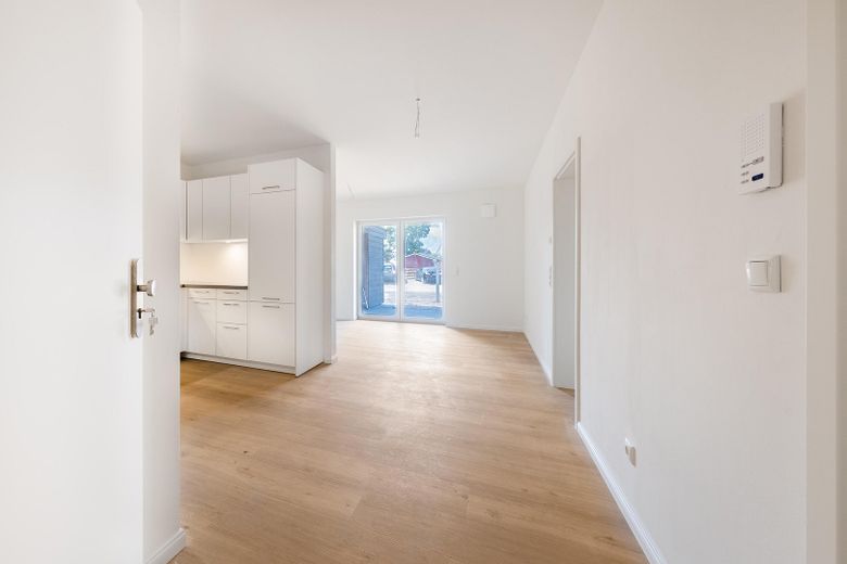 Blick Haustür in Wohnung