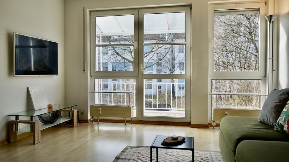 Blick aus Wohnzimmer Bild 1