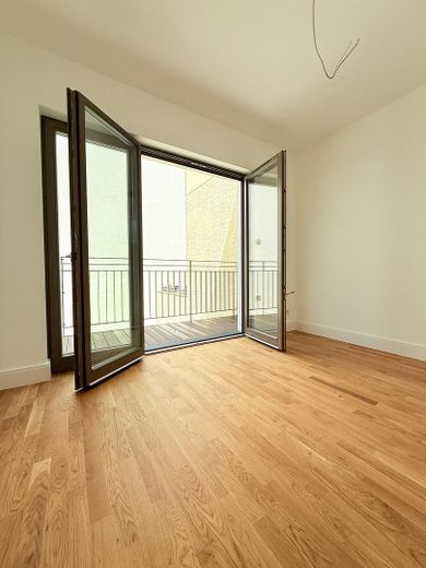 Erstbezug & provisionsfrei! Moderne 3-Zimmer-Wohnung mit 2 Balkonen und Aufzug H9-29 – Schlafzimmer 1