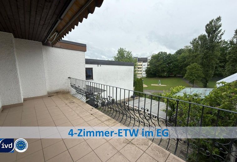 SONNIGE 4-ZIMMER-ETW IN PASSAU GRUBWEG IM ERDGESCHOSS – Hauptfoto