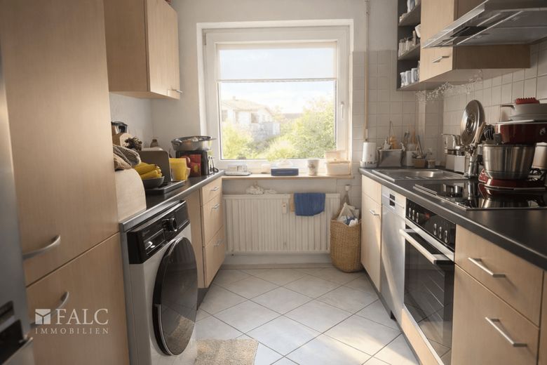 Charmante 3-Zimmer-EG-Wohnung mit Balkon in Oberasbach bei Nürnberg – Küche