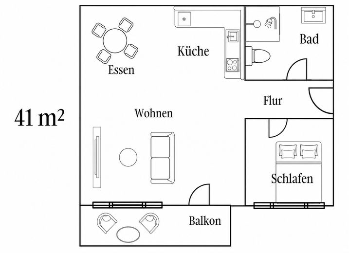 Erstbezug nahe Kö: 1,5-Zi.-Apartments mit neuer EBK, Balkon, Aufzug – Foto 5