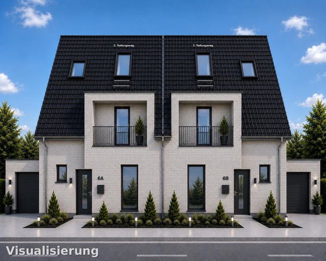 Neubau-Doppelhaushälfte | 155 m² Wohnfläche | 5 Zimmer | Garage | Provisionsfrei – फोटो 1