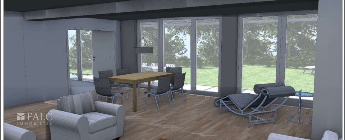 Großzügiges Zweifamilienhaus mit Einliegerhaus, 1.571 m² Grundstück – Wohnzimmer