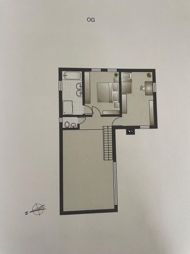 Casa unifamiliare progettata da un architetto con soleggiato orientamento sud-ovest – Grundriss OG