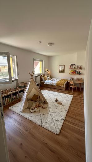 3 Zimmer Wohnung in Creglingen zu vermieten / Saniert im Dezember 2024 – Kinderzimmer KI möbliert
