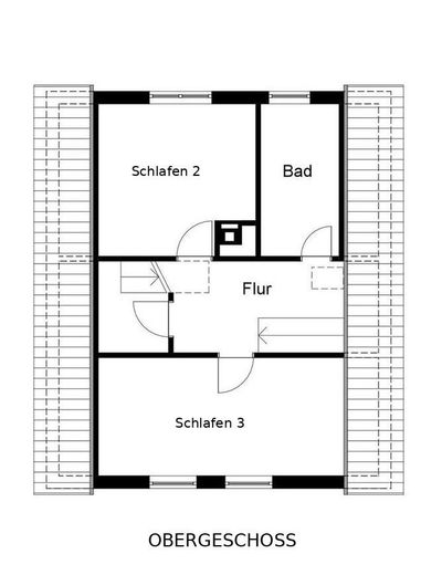 EEK A, helles 4,5 Zi. Einfamilienhaus, großem Garten plus 130 m² Gewerbefläche mit flexibler Nutzung – Obergeschoss