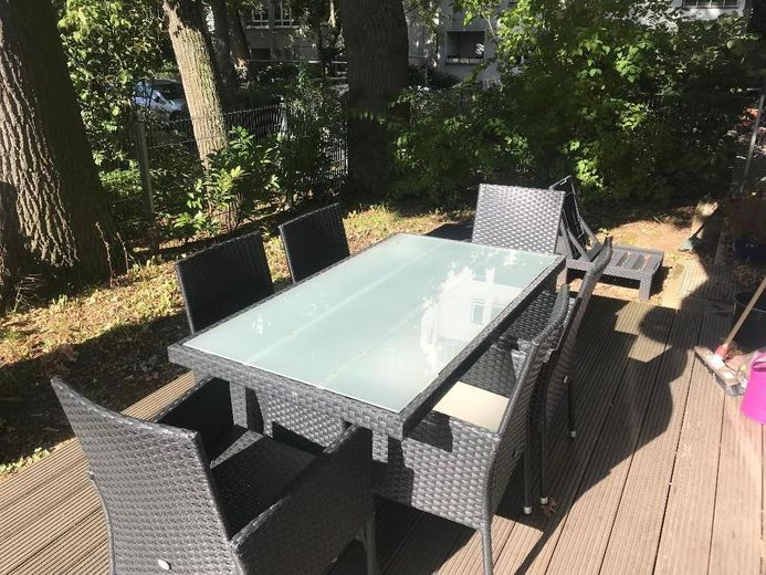 Terrasse im eigenen Garten