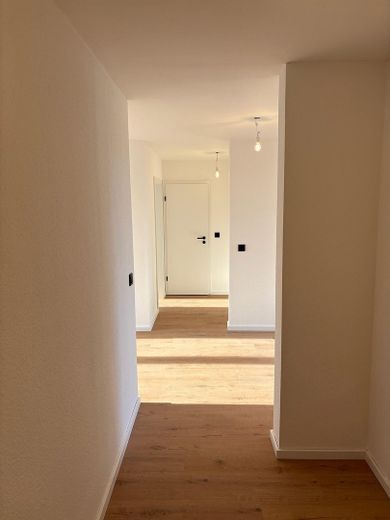 Première occupation après rénovation complète : appartement lumineux de 3,5 pièces avec 2 balcons, cuisine équipée et garage en sous-sol – Flur