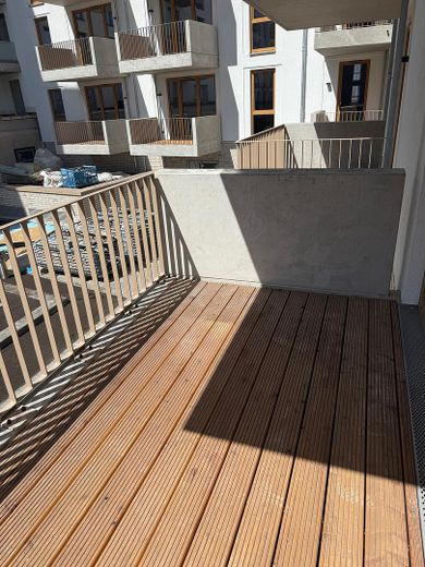 Esclusivo appartamento di nuova costruzione di 3 stanze con balcone, cucina attrezzata e garage sotterraneo ad Amburgo-Rothenburgsort – Foto 17