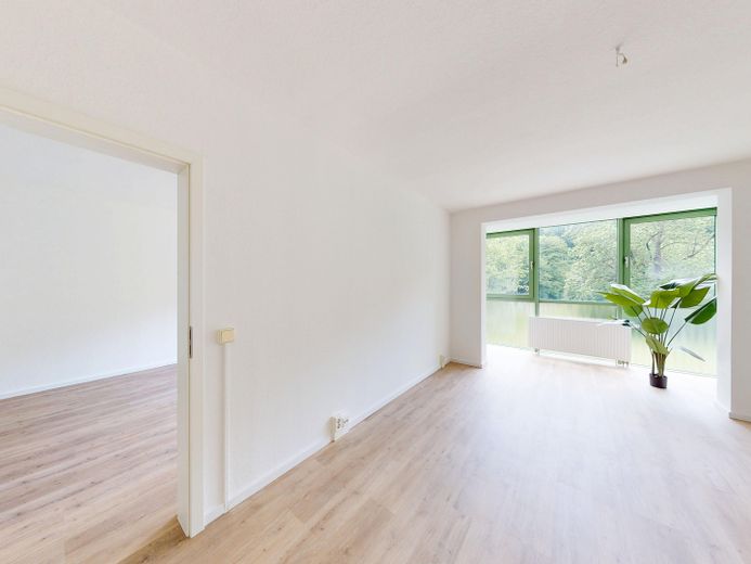 Blick auf Loggia Schlafzimmer