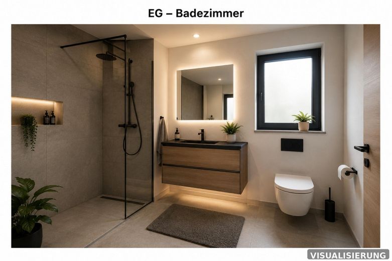 Neubau-Doppelhaushälfte | 155 m² Wohnfläche | 5 Zimmer | Garage | Provisionsfrei – फोटो 8
