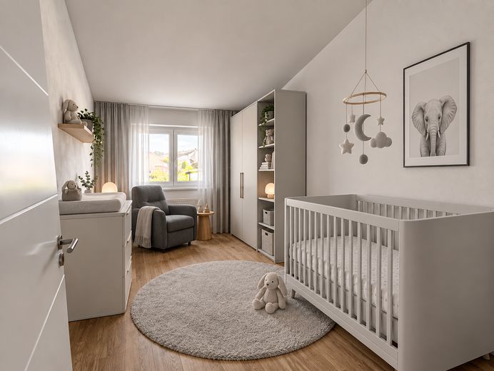 Son Şans - Wies`n Teklifi - Taşınmaya Hazır Yeni Yapı İkiz Ev – Kinderzimmer 1