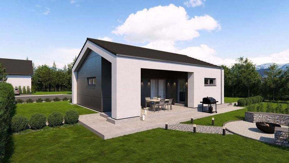 EIN MEISTERWERK DER MODERNE – Ansicht Garten