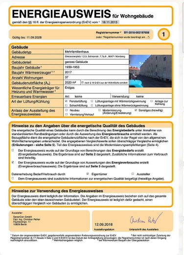Stilvolles WG-Zimmer in hochwertig ausgestatteter Wohnung - Nürnberg | Schnorrstraße 7A – Energieausweis
