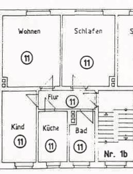 Grundriss - Wohnung 11