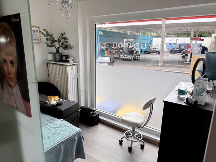 Blick auf dem Schaufenster