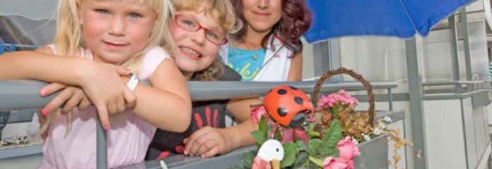 Bell'appartamento al piano terra con balcone!