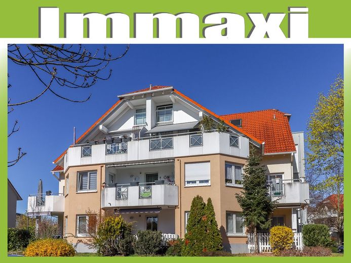 KURZFRISTIG ANSCHAUEN + MARKKLEEBERG + 2 RAUM WOHNUNG + TERRASSE – Hausansicht Nachtigallenweg 9