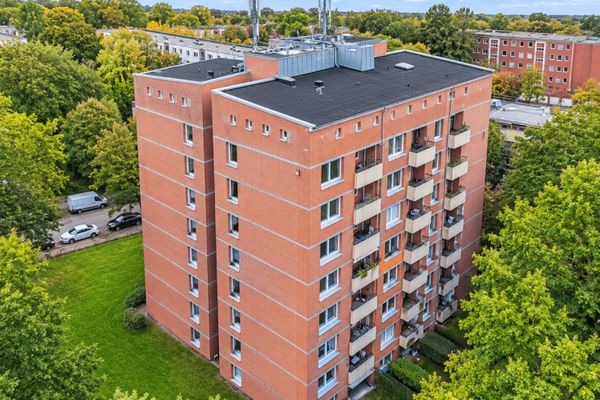 Gepflegte 2-Zimmer-Wohnung mit Balkon im 8. Obergeschoss in Hamburg-Horn