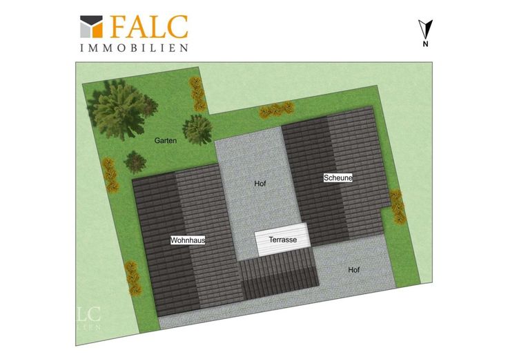 Handwerker aufgepasst: Einfamilienhaus mit großem Potenzial - FALC Immobilien – Lageplan