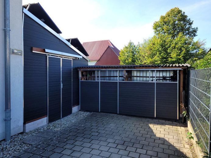 Stellplatz & Gartenhaus