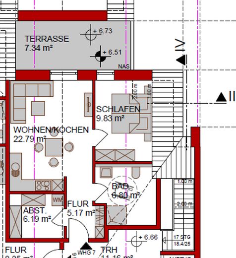 Wohnung 7 Aufteilung