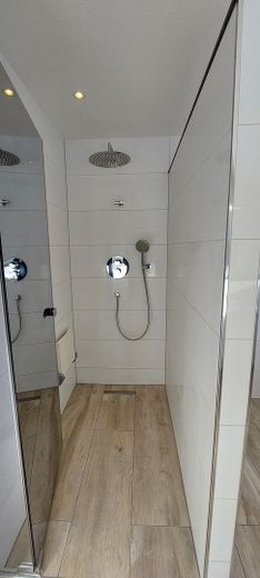 Bad - Dusche mit Spiegeltür