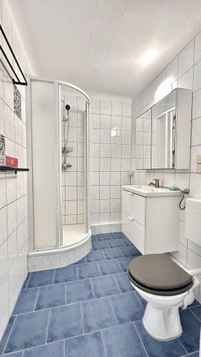 Helle 3-Zimmer-Wohnung am Waldrand – Bad mit Dusche
