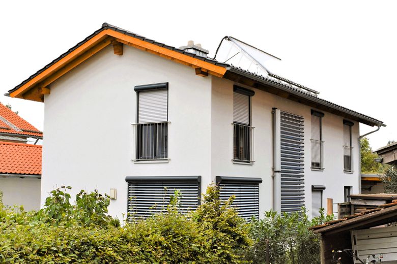 Ansicht Süd West mit Solar