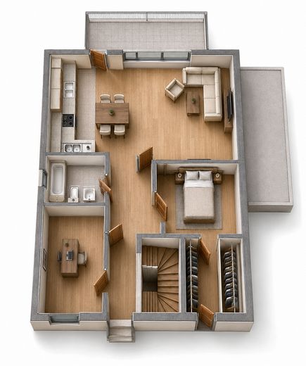 Top gelegene Erdgeschosswohnung mit Garten, individuell und altersgerecht gestaltbar – Foto 4