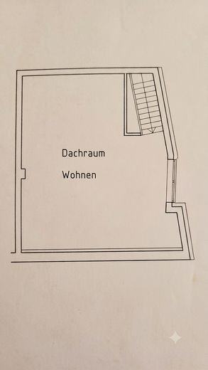 Großzügige Maisonette-Wohnung mit Süd-Balkon in Zentrumnähe – Grundriss Dachgeschoss