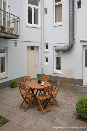 Repräsentative, flexibel nutzbare Gewerbefläche im Komponistenviertel – KI-Einrichtungsbeispiel 