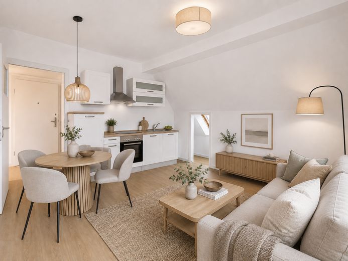Erstbezug nach Sanierung: 2,5-Zimmer-Apartment – möbliert & provisionsfrei – Foto 5